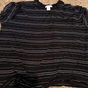 Daily Ritual striped boyfriend tee